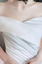 Robe de mariée Eglise Traîne Moyenne Épaule Dégagée Automne Fourreau plissé - Page 5