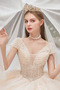 Robe de mariée Médium Formelle Perle Chaussez A-ligne Traîne Moyenne - Page 6