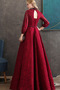 Robe de Soirée Manche Aérienne Trou De Serrure Printemps Manche Longue - Page 2