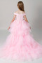Robe Cortège Fille Chic Naturel taille Été Manche Courte Épaule Dégagée - Page 2