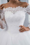 Robe de mariée Été Manche Longue Salle a ligne Tissu Dentelle Appliques - Page 4