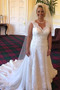 Robe de mariée Col en V Foncé Salle aligne Automne Formelle Zip - Page 1