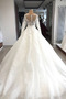 Robe de mariée Manche Longue Gaze Couvert de Dentelle Manche Aérienne - Page 2