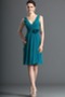 Robe Demoiselle d'Honneur Sans Manches Turquoise Simple Rivage - Page 4