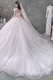 Robe de mariée Satin Fleurs Traîne Royal Orné de Rosette A-ligne Salle - Page 2
