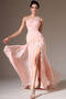 Robe de Soirée a ligne Épaule Asymétrique Longueur ras du Sol - Page 1