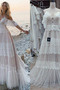 Robe de mariée Dos nu Naturel taille Mancheron Col en V Foncé Longue - Page 3