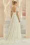 Robe de mariée Luxueux Col ras du Cou Tissu Dentelle De plein air - Page 2