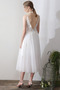 Robe de mariée Dos nu Bretelles Spaghetti Appliques Poire Attrayant - Page 2