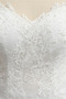 Robe de mariée A-ligne Manquant Plage Col Bateau Formelle Couvert de Dentelle - Page 5