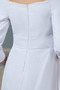 Robe de mariée Zip Fourreau plissé Mousseline de soie Épaule Dégagée - Page 4