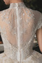 Robe de mariée Fermeture éclair Manche de T-shirt Naturel taille Traîne Longue - Page 4