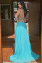 Robe de Soirée Dos nu Train de petit Chiffon Été Fourchure Frontale - Page 2
