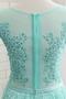 Robe de Soirée Dentelle Sans Manches Zip Mancheron Manquant Simple - Page 4