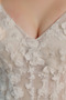Robe de mariée Tissu Dentelle Lacet Train de petit A-ligne Naturel taille - Page 4