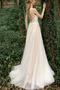 Robe de mariée Tulle Traîne Mi-longue Sans Manches Zip Automne Naturel taille - Page 2
