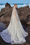 Robe de mariée Naturel taille De plein air Sans Manches noble Col en V Foncé - Page 5