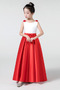 Robe Cortège Fille Sans Manches Col de chemise t Orné de Nœud à Boucle - Page 1
