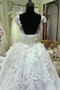 Robe de mariée A-ligne Formelle Naturel taille Soie Col Bateau - Page 5