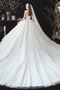 Robe de mariée Perle Lacet Col en V Foncé Salle Multi Couche Corsage Avec Bijoux - Page 2