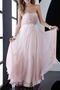 Robe de Bal Perle Plage A-ligne Sans bretelles Sans Manches Naturel taille - Page 1