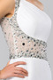 Robe de Cocktail Sexy Épaule Asymétrique Serré Au Drapée Haut Bas - Page 5