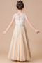 Robe Cortège Fille Manquant Appliques Couvert de Dentelle Chiffon Fermeture éclair - Page 2