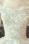 Robe de mariée aligne Lacet Naturel taille Perler Eglise Épaule Dégagée - Page 5