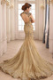 Robe de Soirée Dos nu Norme Appliques Formelle Col haut Traîne Courte - Page 2