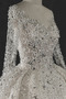 Robe de mariée Dos nu Tulle Automne Appliques Vintage Col en V - Page 6