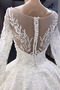 Robe de mariée Manche Longue Couvert de Dentelle Naturel taille Formelle - Page 2