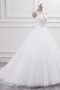 Robe de mariée Tulle Naturel taille À la masse Jardin Simple Col Bateau - Page 3