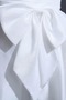 Robe de mariée Été Tube droit mini Satin Élastique aligne Blanche - Page 6
