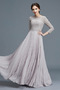 Robe Mère de Mariée Col de chemise t Formelle Tissu Dentelle Longueur au sol - Page 3
