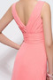 Robe de Soirée Norme Perle Col en V Empire A-ligne Zip - Page 5