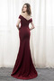 Robe de Soirée Zip Fourreau pli Petites Tailles Sirène rider Manche Courte - Page 3