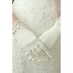 Gants de mariage Decoration Ivory Appropriate Satin Dentelle Short