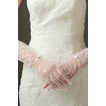 Gants de mariage Sexy Pailleté Translucent Long Shade Full finger