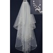 Voile de mariée Accessoires de robe de mariée Voile perlé exquis fait à la main