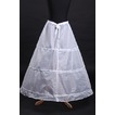 Jupon de mariage Polyester taffeta Simple Three rims Full dress