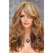 Perruque Suitable for women Long Curly Inclined bangs Fluffy Long Curly