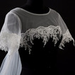 Cape de mariée en dentelle de tulle châle veste châle de mariée