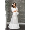 Jupon de mariage Full dress Vintage Flouncing White Terylene Two rims