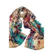 Écharpe Real silk Hiver Long flowers plain Warm