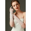 Gants de mariage Ivory Dentelle Tissu Dentelle Shade Automne Sexy