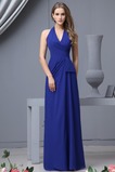 Robe Demoiselle d'Honneur Traîne Courte Petites Tailles Bleu foncé