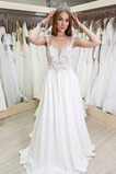 Robe de mariée Perle Manquant Automne Plage noble A-ligne