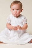 Robe de baptême Petites Tailles Princesse Naturel taille Manche Courte