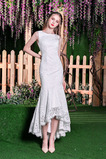 Robe de mariée Sirène Fermeture éclair Luxueux Naturel taille