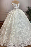 Robe de mariée Eglise Printemps Traîne Mi-longue a ligne Classique